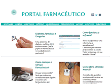 Tablet Screenshot of portalfarmaceutico.com.br